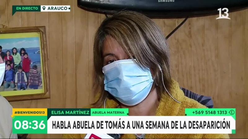 Abuela materna de Tomás insiste en la teoría del secuestro