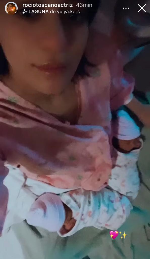 “El amor infinito es real”: Los primeros días de Rocío Toscano como mamá