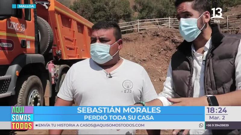 Vendedor ambulante perdió su casa por los aluviones