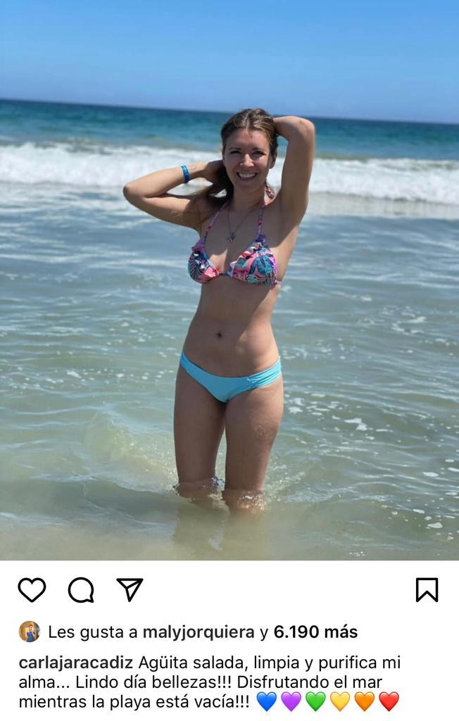 “Estás mayor”: Carla Jara reacciona a comentario de conocido actor