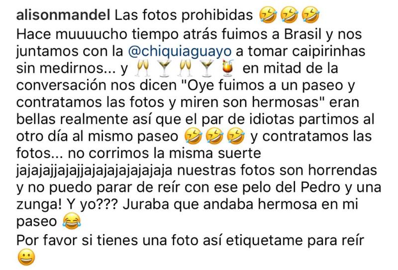 Alison Mandel y Pedro Ruminot muestran sus “fotos prohibidas”