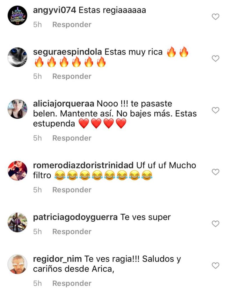 “Mucho filtro”: Belén Mora desata polémica por foto con vestido