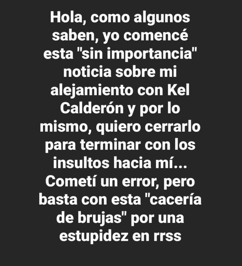 Ex amiga de Kel Calderón revela ataques que ha recibido