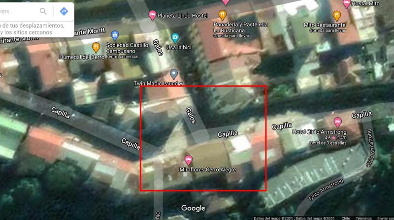 Ubicación del mural de Mon Laferte