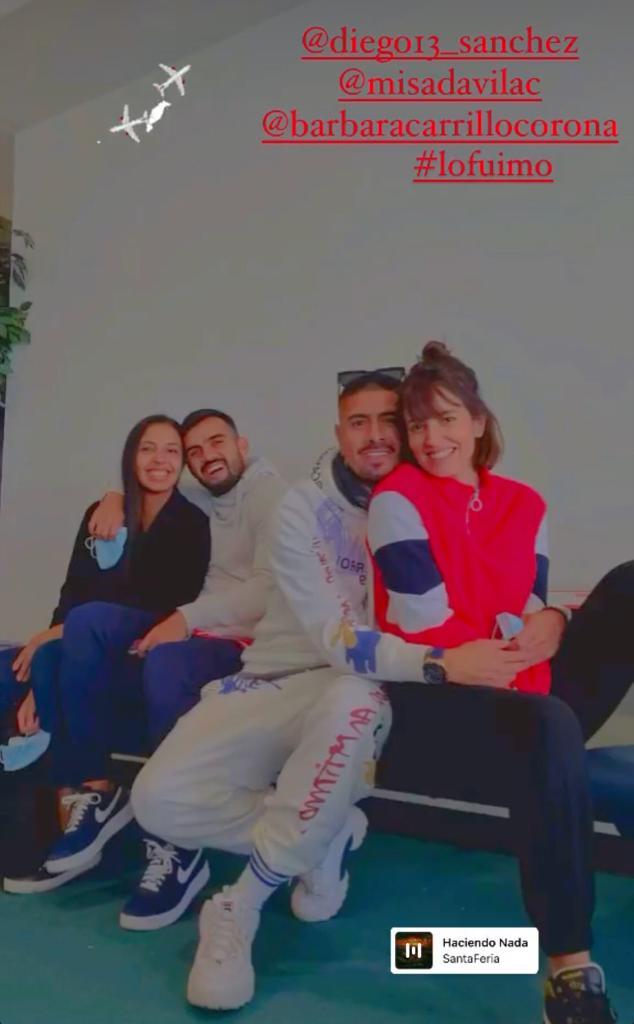 Yamila Reyna y Diego Sánchez disfrutan sus primeras vacaciones juntos