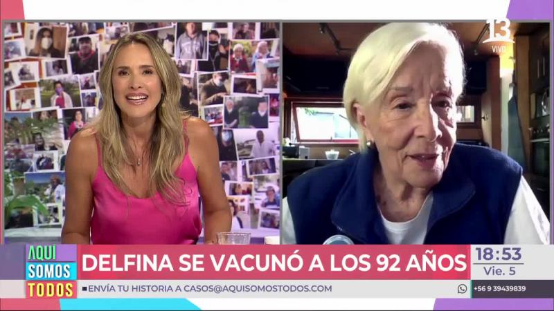 Delfina Guzmán por personas antivacunas: “Qué gente más rara”