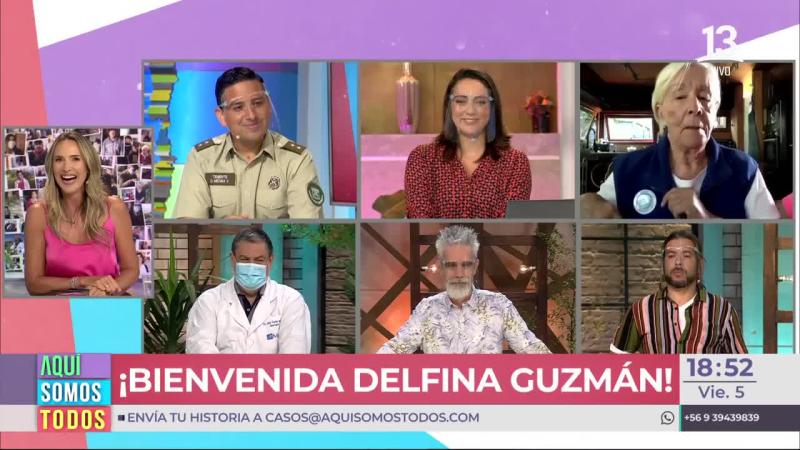 Angélica Castro expresó su admiración por Delfina Guzmán