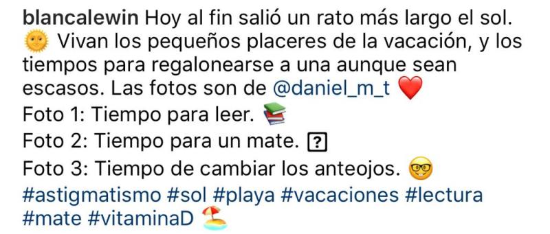 Blanca Lewin es elogiada por fotos en bikini tomadas por su marido