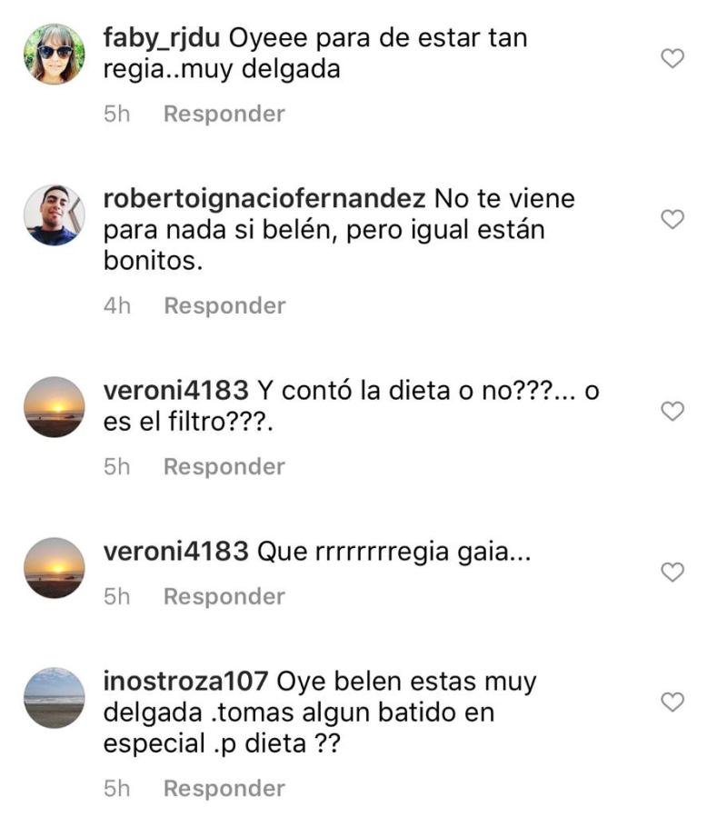 “Mucho filtro”: Belén Mora desata polémica por foto con vestido