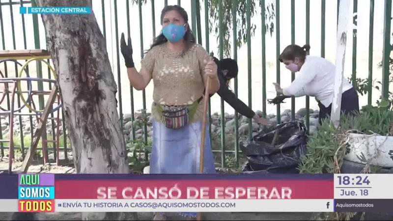 Vecinos de Estación Central se activaron por su barrio