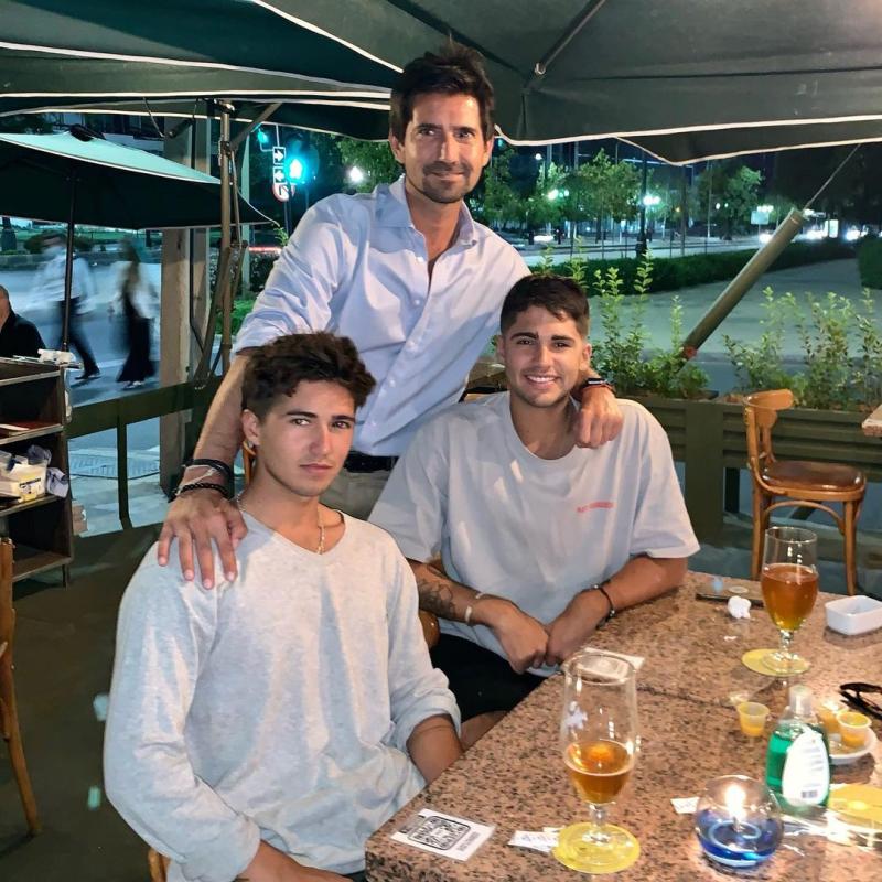 Félix Ureta y sus hijos