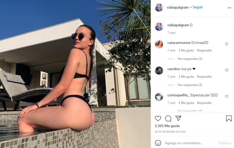 Hija de Yuyuniz Navas impacta al mostrarse en bikini negro