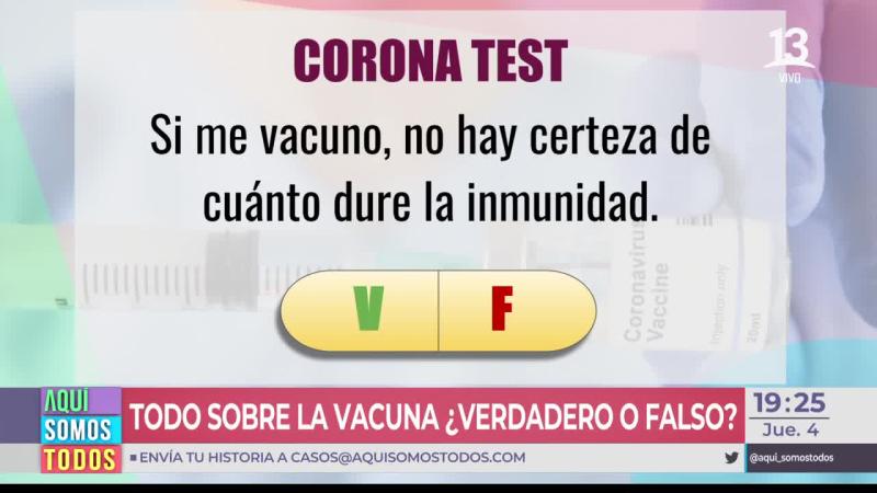 En Aquí Somos Todos jugamos al Verdadero o Falso
