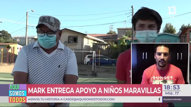 Mark González entregó su apoyo a club de fútbol de Viña del Mar