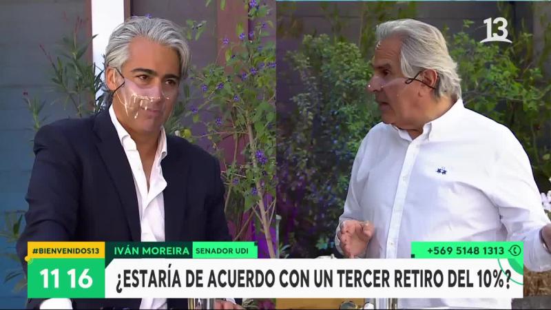 Enríquez-Ominami y Moreira debatieron sobre el sistema de reparto