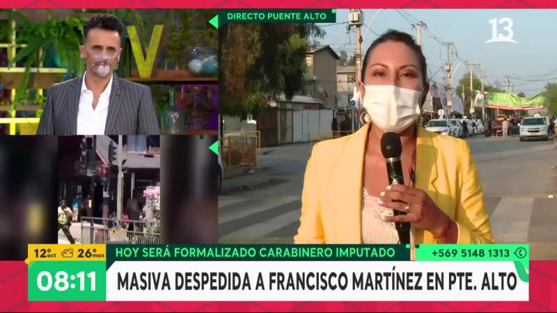 Se registraron incidentes en el velatorio de Francisco Martínez