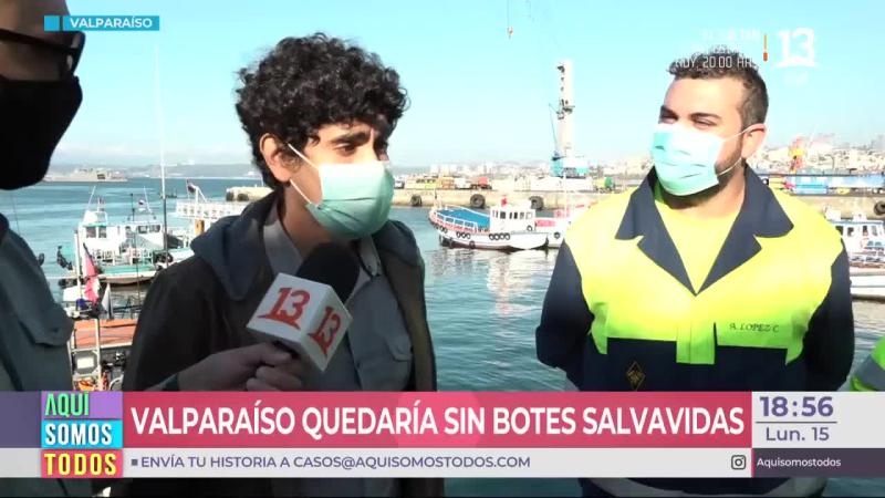 Jorge fue rescatado por el Bote Salvavidas de Valparaíso