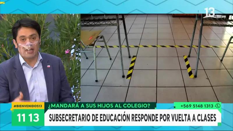Subsecretario de Educación se refirió al retorno a clases