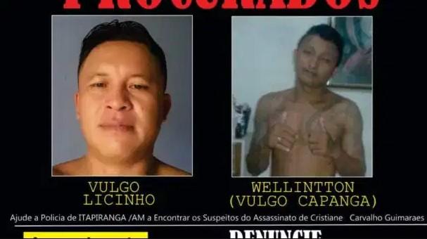 Supuestos asesinos de Cristiane Carvalho Guimaraes