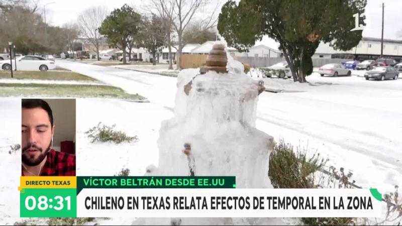 Conversamos con chileno en Texas tras devastador temporal