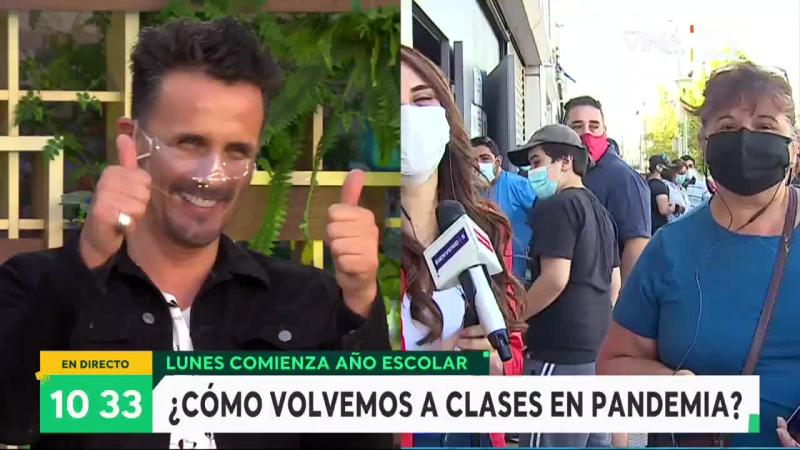 “Hola Amaro”: Notera bromea con Sergio Lagos tras error en pantalla