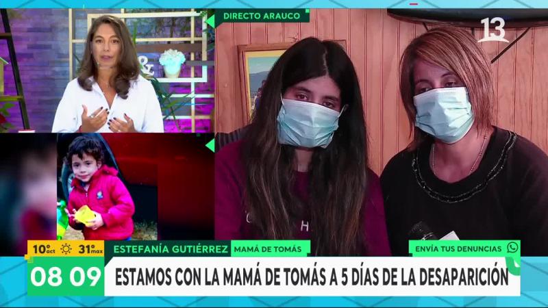 Mamá de Tomás: "La verdad, estoy esperanzada"