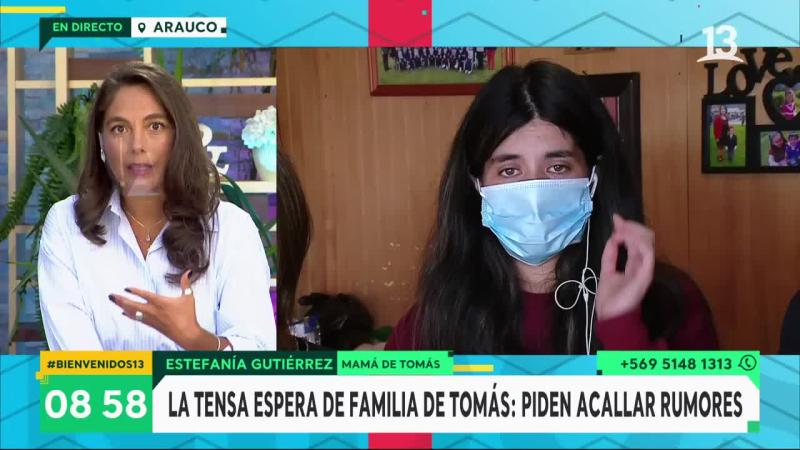 Mamá de Tomás: "Recibí una amenaza de que iban a matar a mi tío"