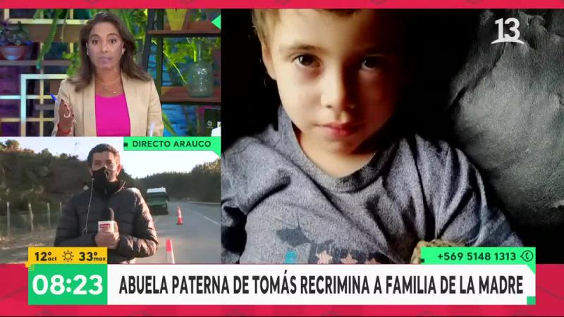 Abuela paterna de Tomás recriminó a la familia de la madre