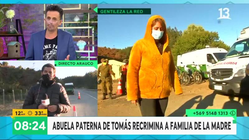 Abuela paterna de Tomás recriminó a la familia de la madre