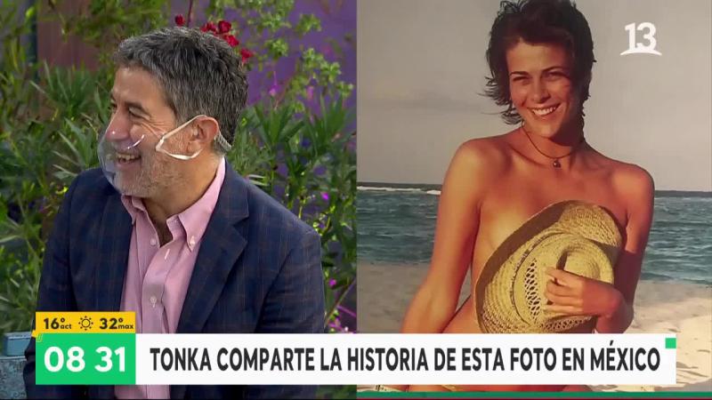 La romántica historia detrás de la osada foto de Tonka Tomicic