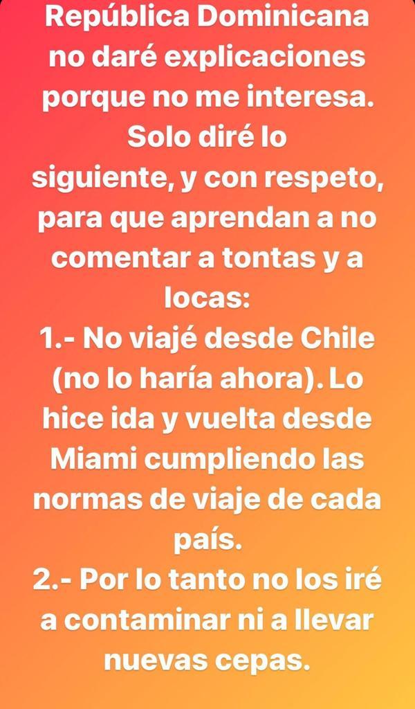 Marcela Vacarezza responde a críticas por viaje a República Dominicana