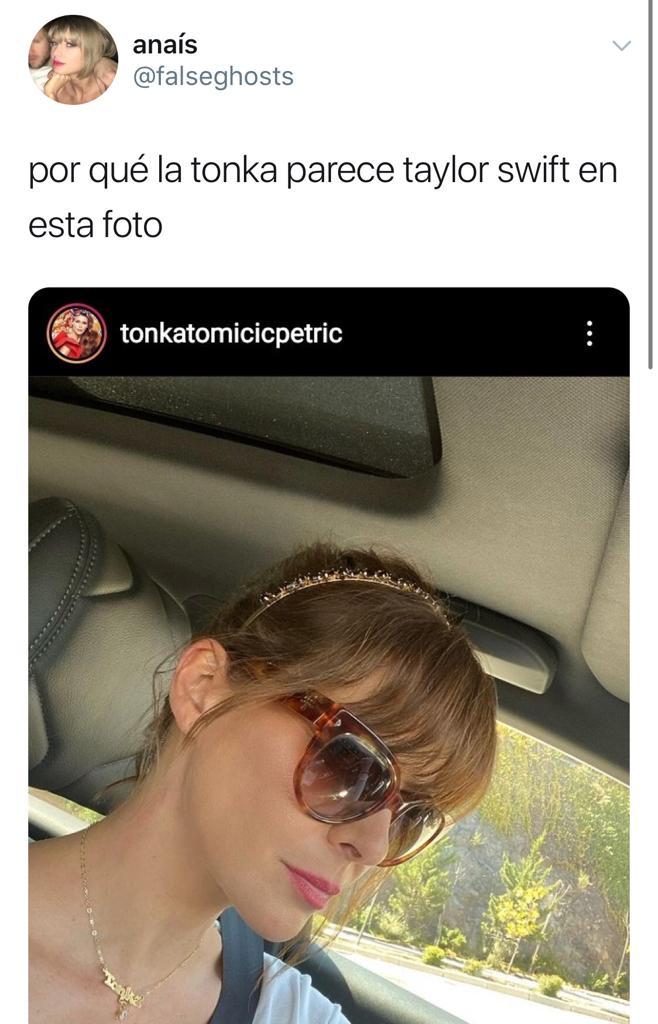 Tonka Tomicic es comparada con Taylor Swift tras cambio de look