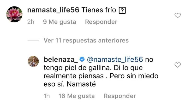 Belén Mora responde a desubicado comentario sobre su cuerpo