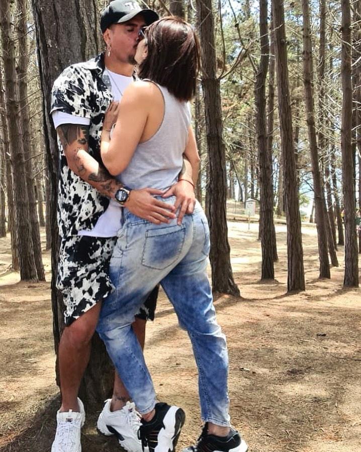 Yamila Reyna y su pololo