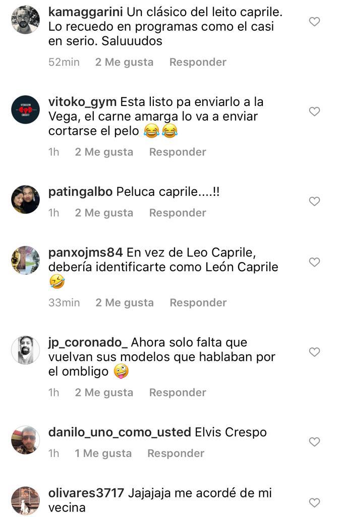 Leo Caprile recibe bromas al exhibir su nuevo peinado