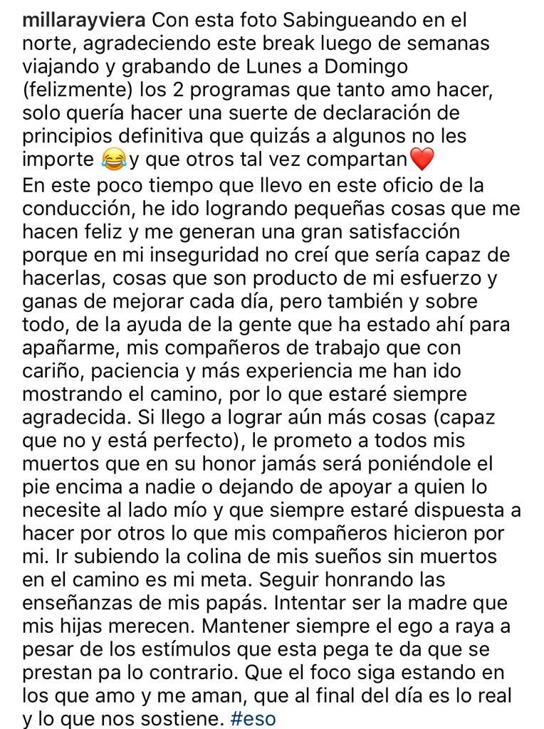 “No creí que sería capaz”: La confesión de Millaray Viera por su carrera