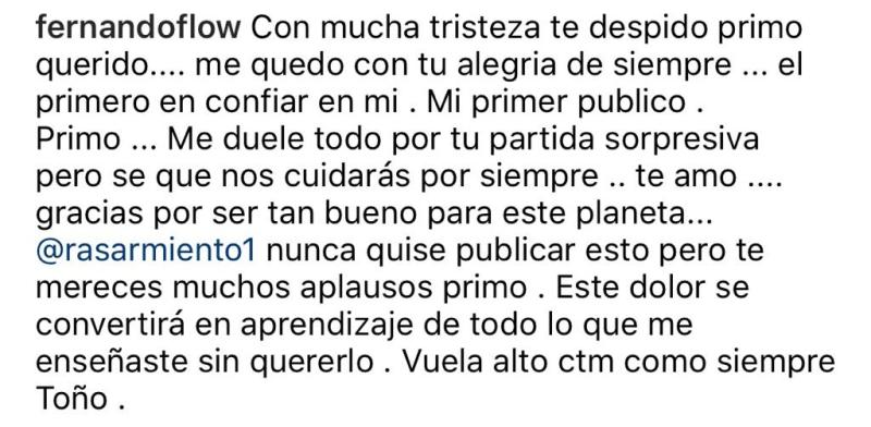 “Me duele todo”: La sorpresiva muerte que afecta a Fernando Godoy