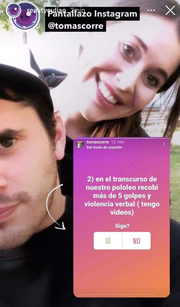 Ex de Vale Roth acusa que ella lo agredió y que pagó para terminar cuarto medio