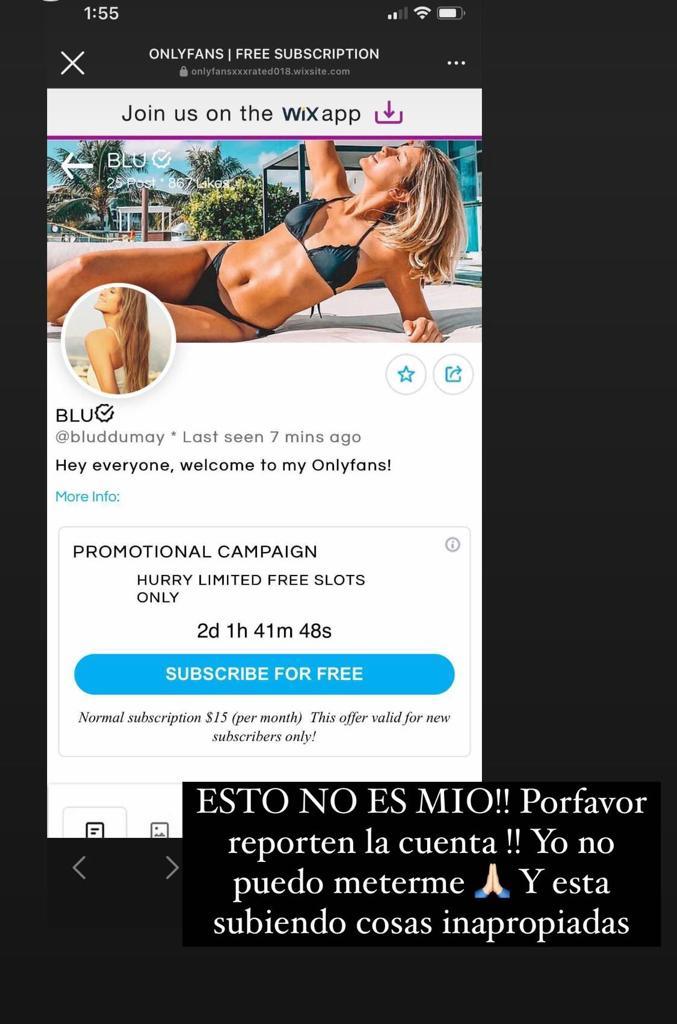 Hija de María Alberó denuncia suplantación de identidad