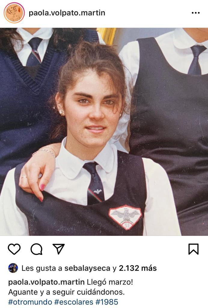 “Siempre linda”: Paola Volpato sorprende con foto escolar