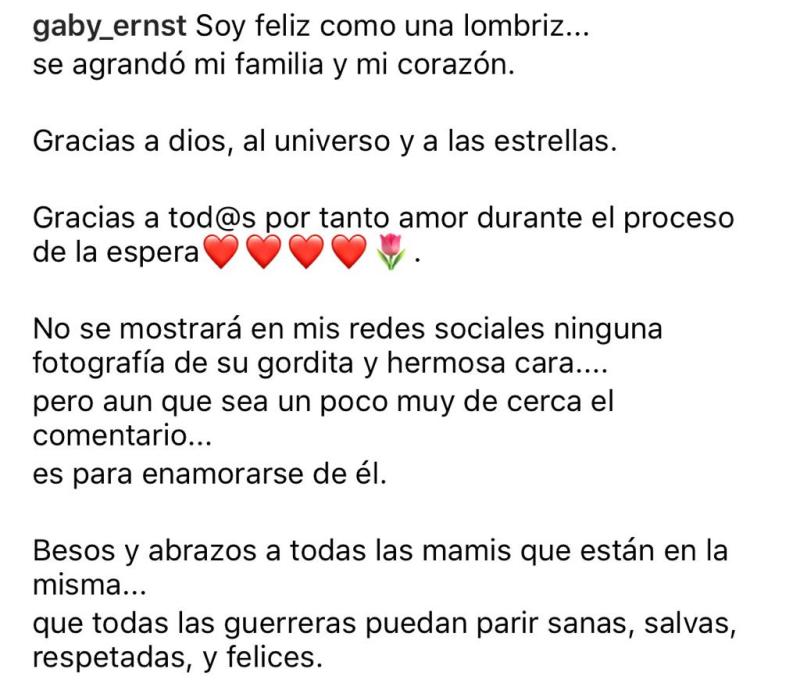 Ex figura de Amango se convirtió en madre por tercera vez