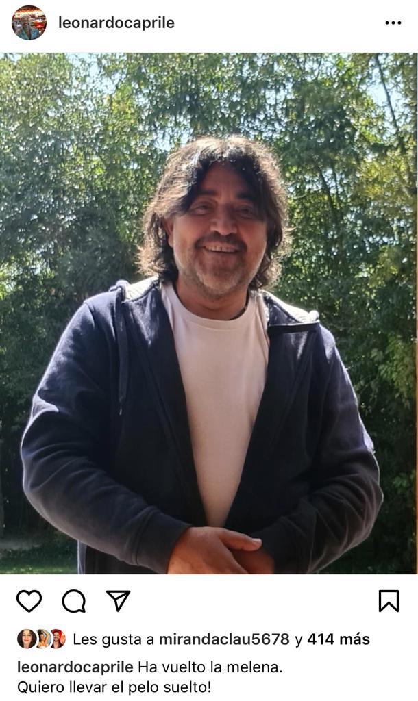 Leo Caprile recibe bromas al exhibir su nuevo peinado