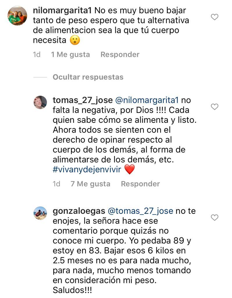 Gonzalo Egas saca aplausos al mostrar baja de peso con foto sin polera