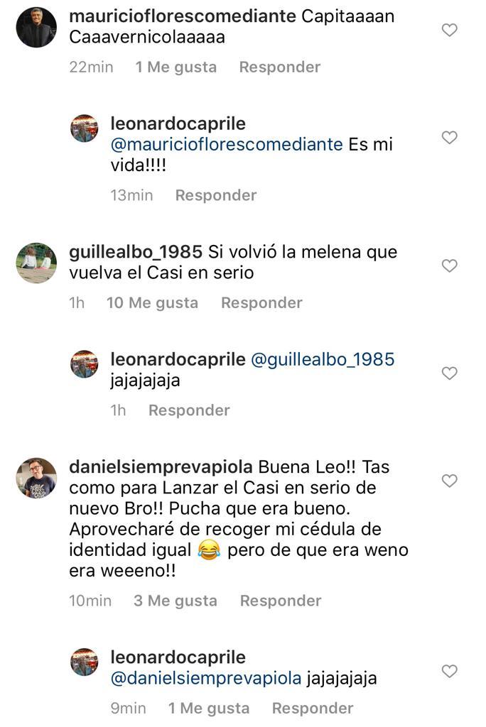 Leo Caprile recibe bromas al exhibir su nuevo peinado
