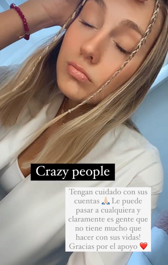 Hija de María Alberó denuncia suplantación de identidad