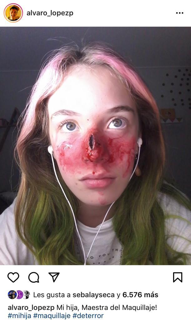 Hija de Millaray Viera y Álvaro López destaca por especial talento