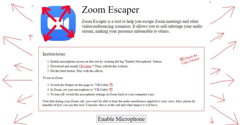 Zoom Escaper
