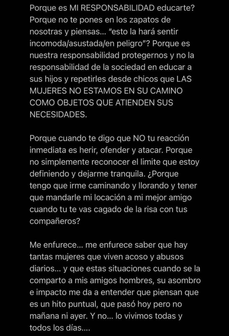 “Me enfurece”: Vesta Lugg fue víctima de acoso callejero