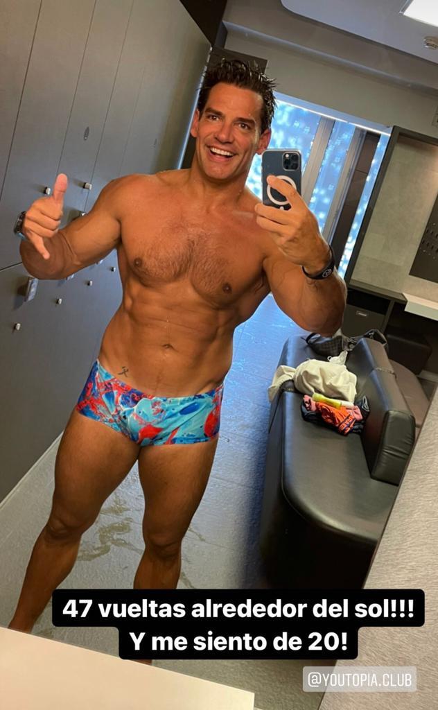 Cristián de la Fuente sorprende con destape en su cumpleaños 47