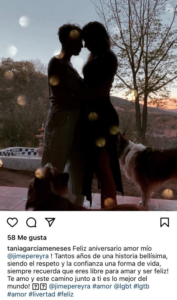 María Jimena Pereyra festeja 3 años de matrimonio con su esposa